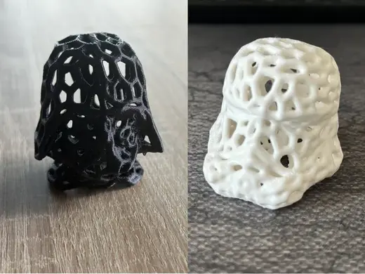 Darth Vader and Death Trooper head voronoi