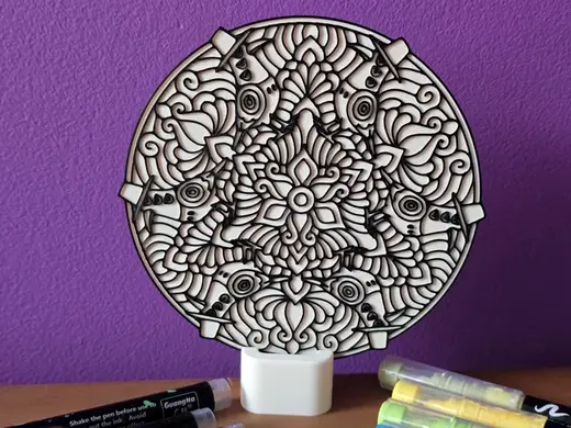 Kpop Sussie Bird Mandala Coloring Craft DIY
