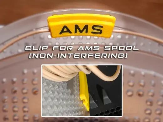 Clip for AMS Spool (Non-Interfering)