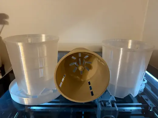 4" Plant Pot — Aroid/Orchid Pot + Drip Saucer