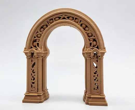 Wood-Carved Garden Arch Miniature