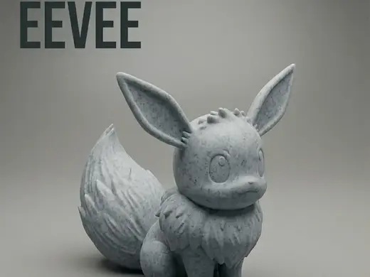 Eevee Pokemon 3D Printable Figures
