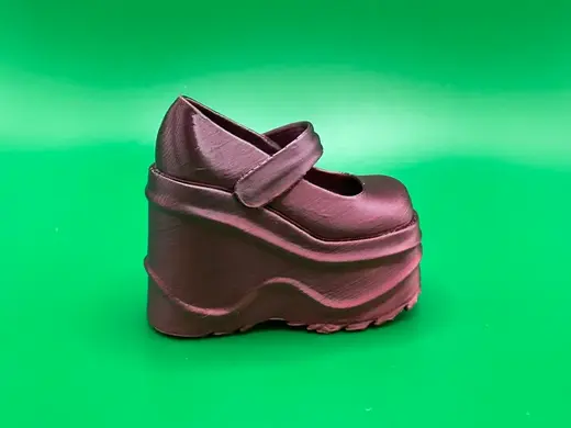 Plateau boots - high heels - shoes and footwear