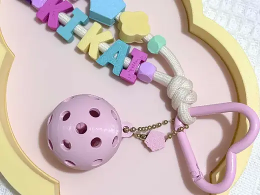 Pickleball Keychain