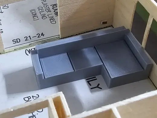 1:100 Scale Model Furniture