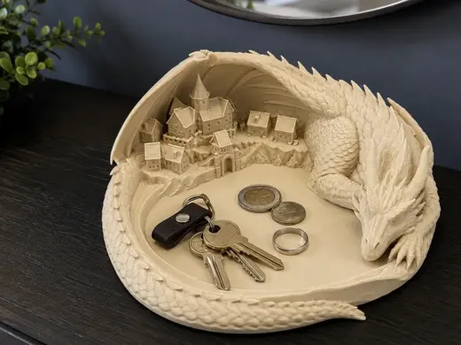 Dragon’s Cradle – Sleeping Dragon Catch-All Tray