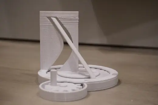 Straight Pole + Curved Hole Illusion