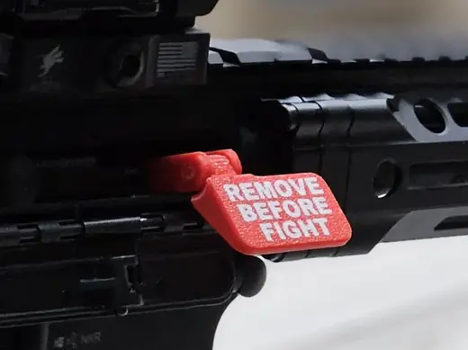 Safety Flag 223 and 9mm