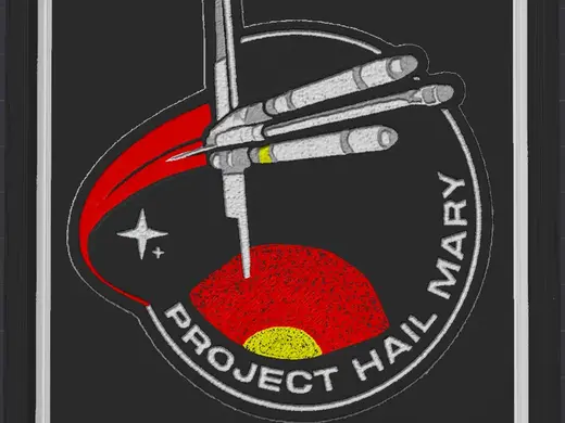 Project Hail Mary Mission Badge Display Frame
