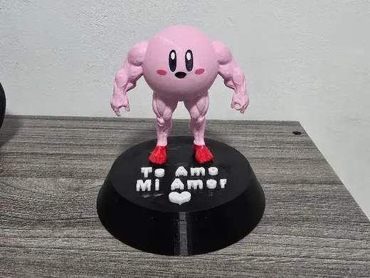 Buff Kirby / Kirby Musculoso - Figura Meme