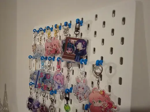 Skadis Keychain/Charm Hoop Hook