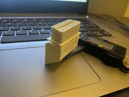 OBD male holder. Car diagnose. Aviloo tester