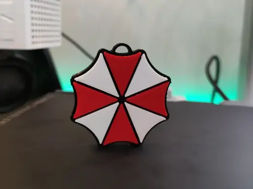Umbrella Corporation Keychain NO AMS