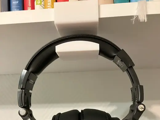 Headphone holder for furniture board (18...20mm)