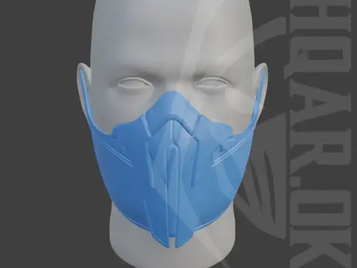 Frost mask - Frozen Filter from Mortal Kombat 11