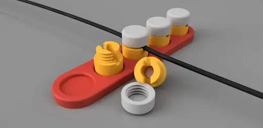 Magnetic Cable Holder / Clip / Mount / Organizer