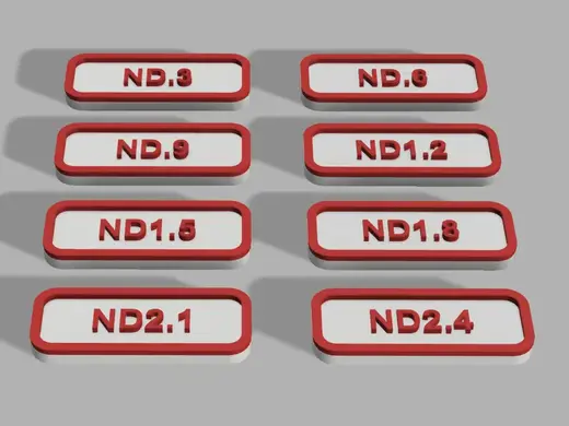 Multi Color Parametric Filter Tags - Customizable