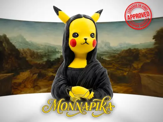 Monnapika - Mona Lisa Pikachu Fan Art