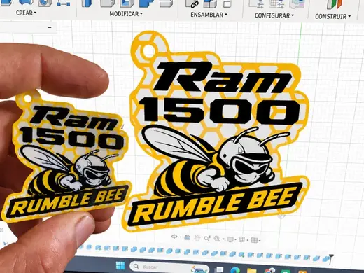 Ram 1500 Rumble Bee – Llavero