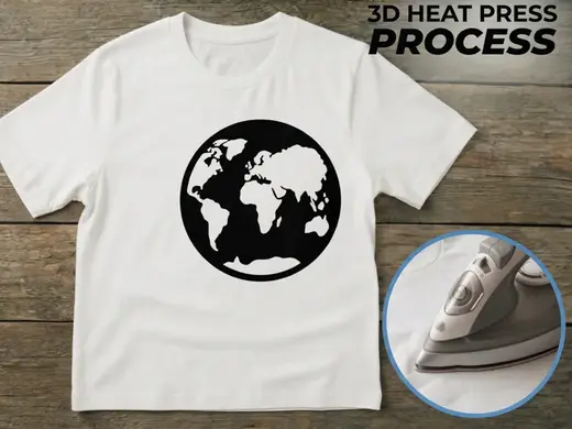 T-shirt print - Earth / world