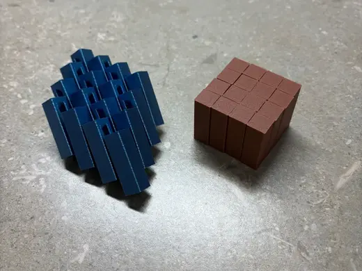 Flexi Cube - Super Satisfying - Print in Place!