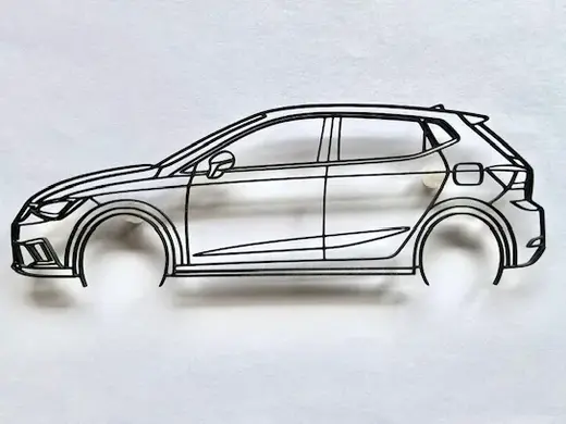 Seat Ibiza FR silhouette