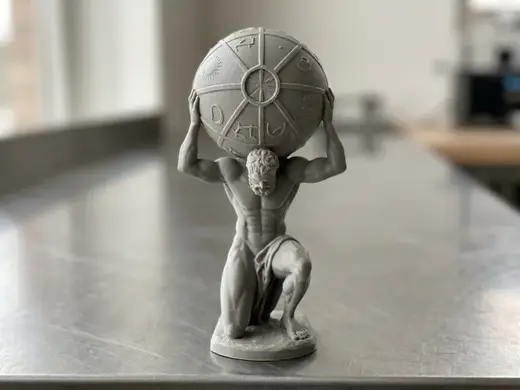 Atlas Holding the Celestial Sphere