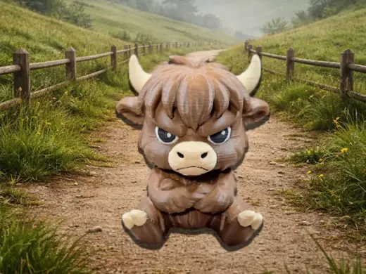 Angus McStubborn – The Highland Cow Who Refused