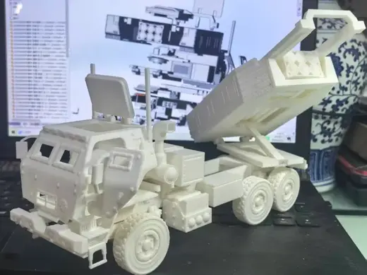 可动 分件组装 M142海玛斯火箭炮 全模块化火箭炮