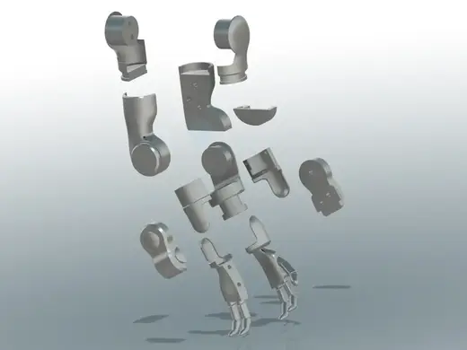 Karlz Revision 2.0 Unitree G1 Articulated arm! :)