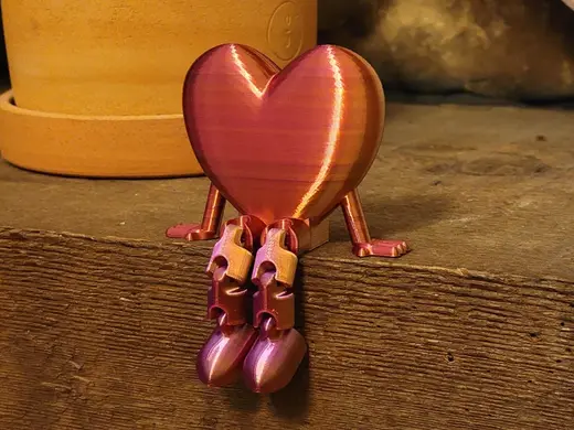 Perfect Articulated Heart Buddy - Valentine's Gift