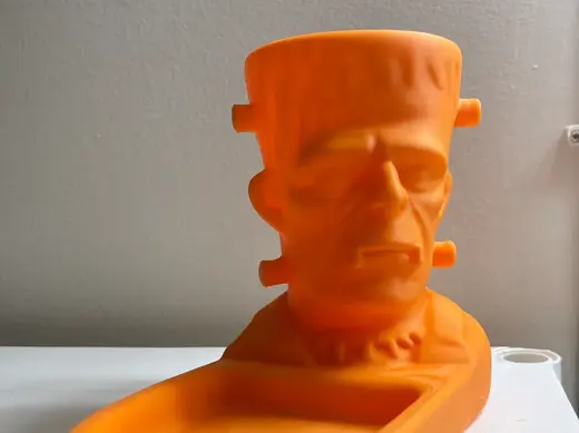 3D Frankenstein pen and paint brush holder