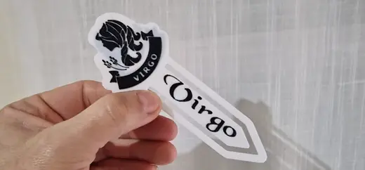 Zodiac VIRGO bookmark Marcador Zodiaco VIRGO