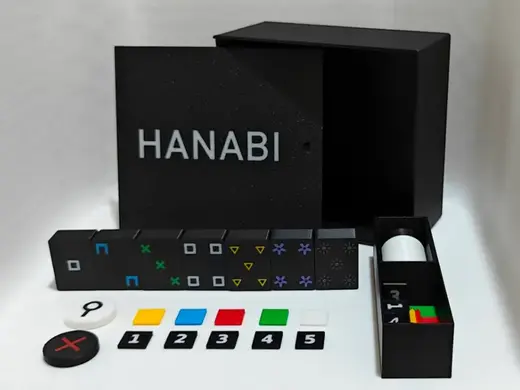 Hanabi Game (Multicolor and Black Powder)