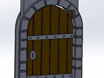 Zombicide Black Plague Curved Door