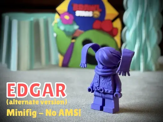 Brawl Stars Minifig Series EDGAR attack! - No AMS