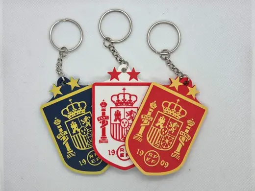 Llavero Escudo de España con dos Estrellas
