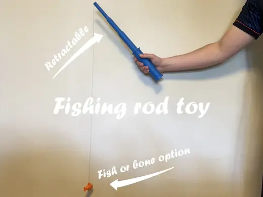 Fishing rod toy