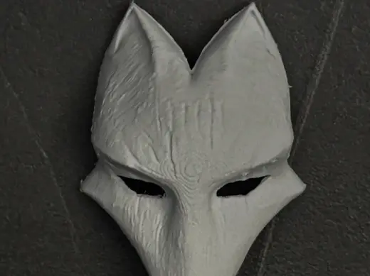 maschera Ghost of Yotei kitsune