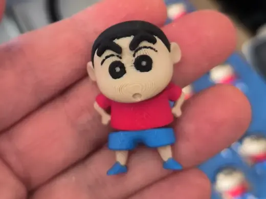 SHIN-CHAN Mini flexi, keychain y pin