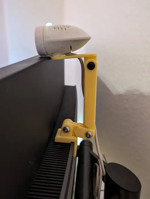 Gopro mount Lenovo ThinkVision P40w-20 camera