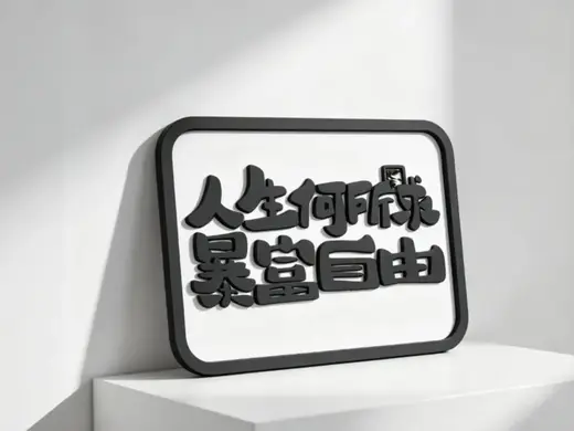 人生何求 暴富自由-工位好运摆件-办公室桌面装饰