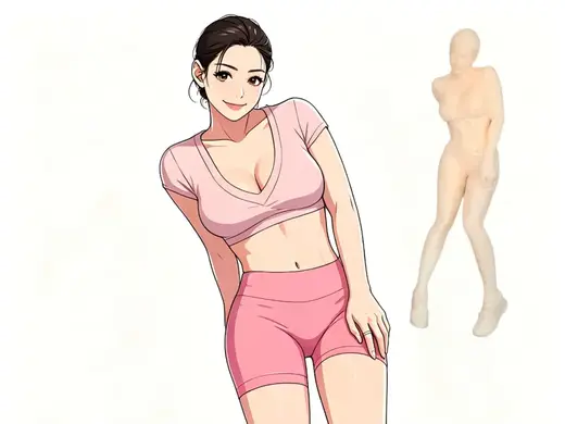 稍作休息的健身少女