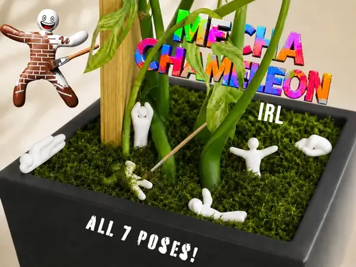 Meccha Chameleon IRL Hide & Seek Figurines