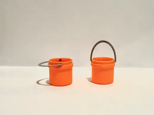 Mini Home Depot 5 Gallon Buckets Short