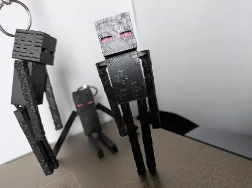 Enderman - Print in Place Articulated