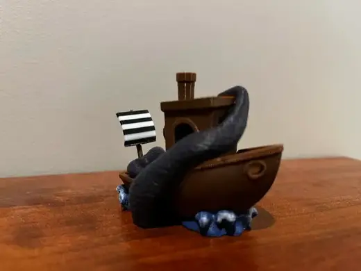 Benchy Boat Pirate Flag
