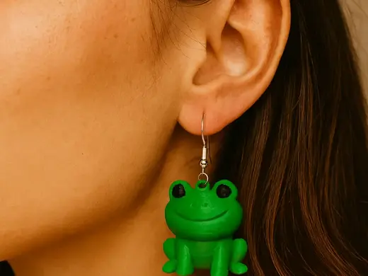 Hopper the Frog Earrings