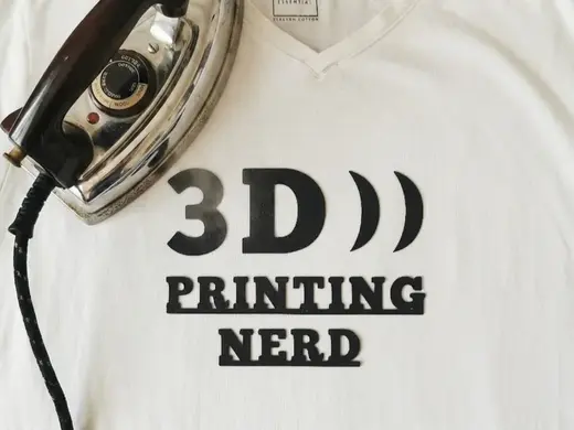 T-shirt print 3D nerd