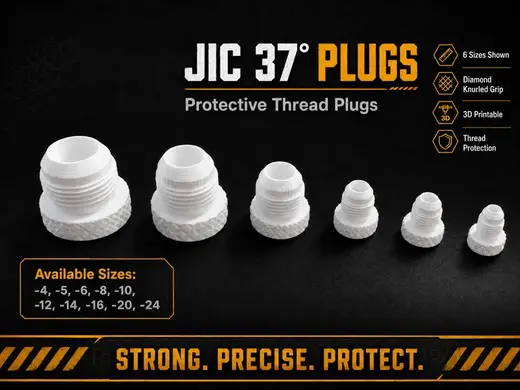 JIC 37° Protective Thread Plugs